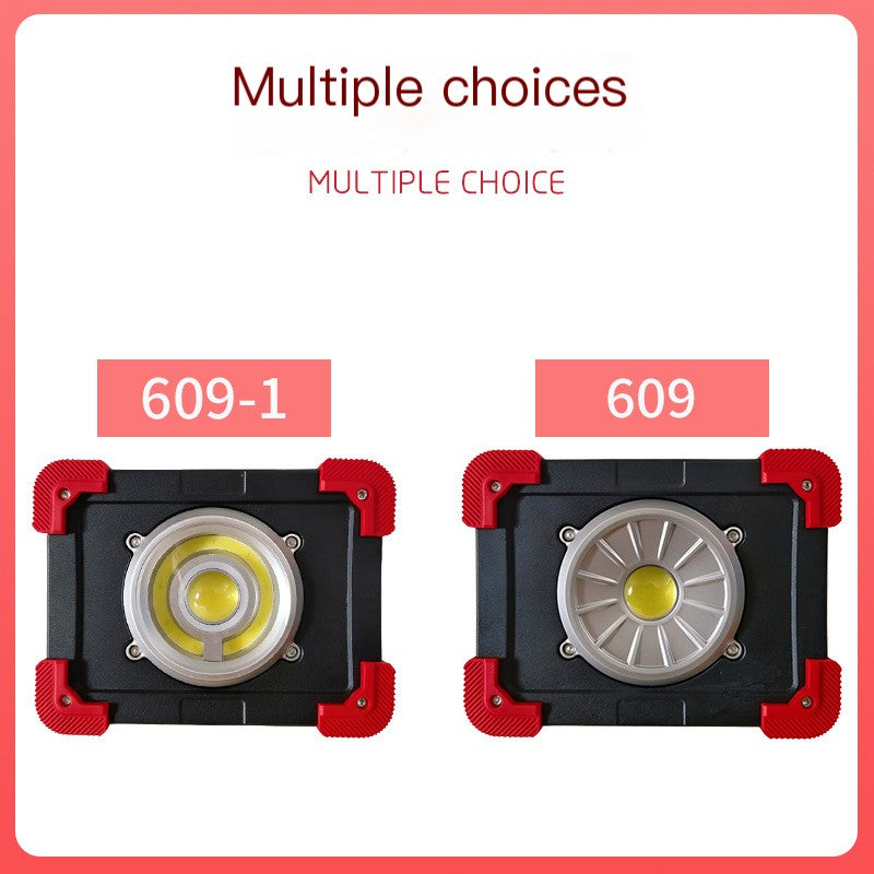 Industrial Grade Waterproof LED Work Light with Power Bank