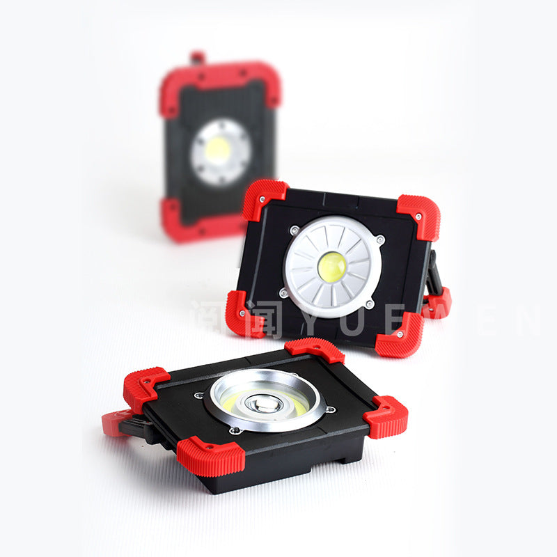 Industrial Grade Waterproof LED Work Light with Power Bank